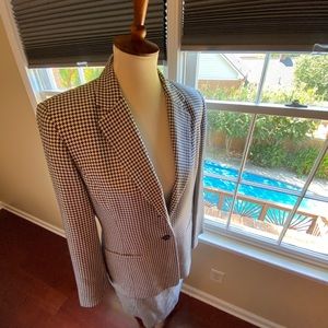 3 pc silk/poly Talbot’s herringbone woman’s suit.